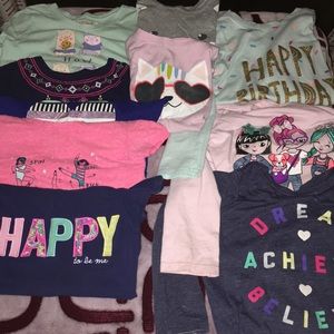 Girls short / long sleeve shirts